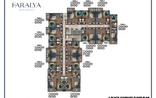 A large-scale complex in the rapidly developing area of Alanya-Payallar