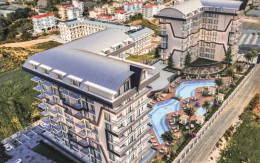 A large-scale complex in the rapidly developing area of Alanya-Payallar