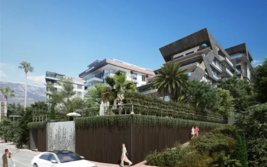Exclusive project on the first line of the sea in Kargicak, Alanya